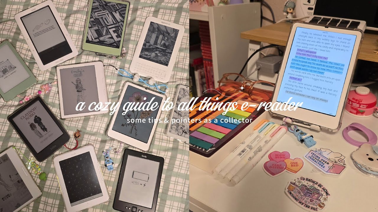 ✨️a cozy guide to all things e-reader | tips & pointers as a collector
