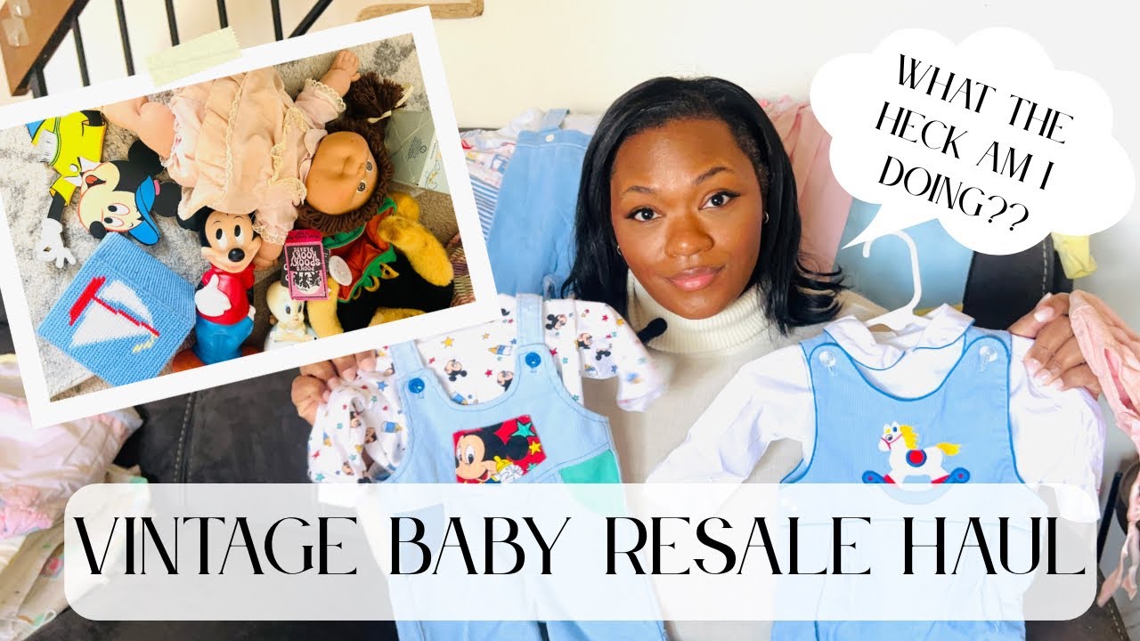Vintage Baby Resale Haul | Beginner Reseller | Thrift Haul 