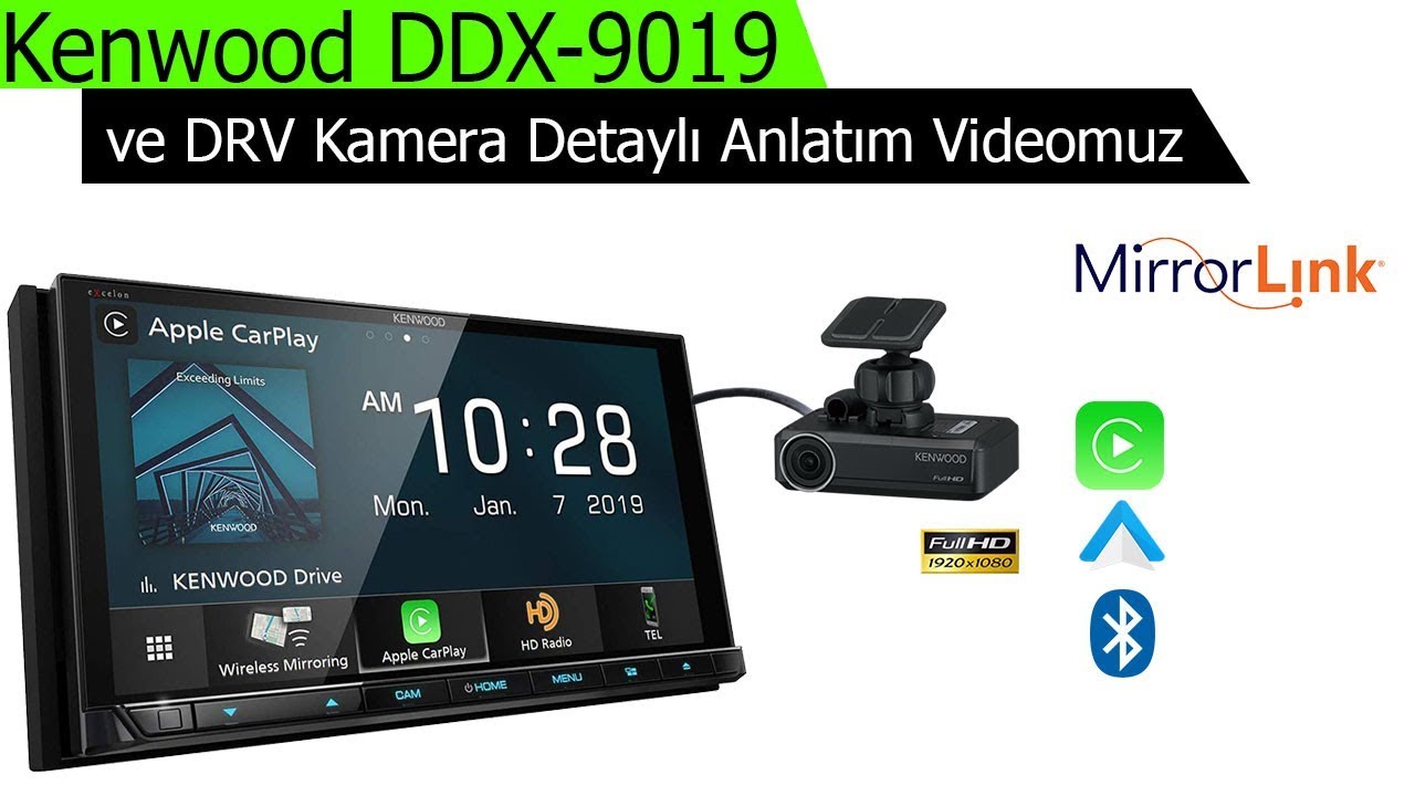 Kenwood DDX-9019 Apple Carplay ve AndroidAuto Destekli Navigasyon Multimedya Detaylı Anlatım Videosu