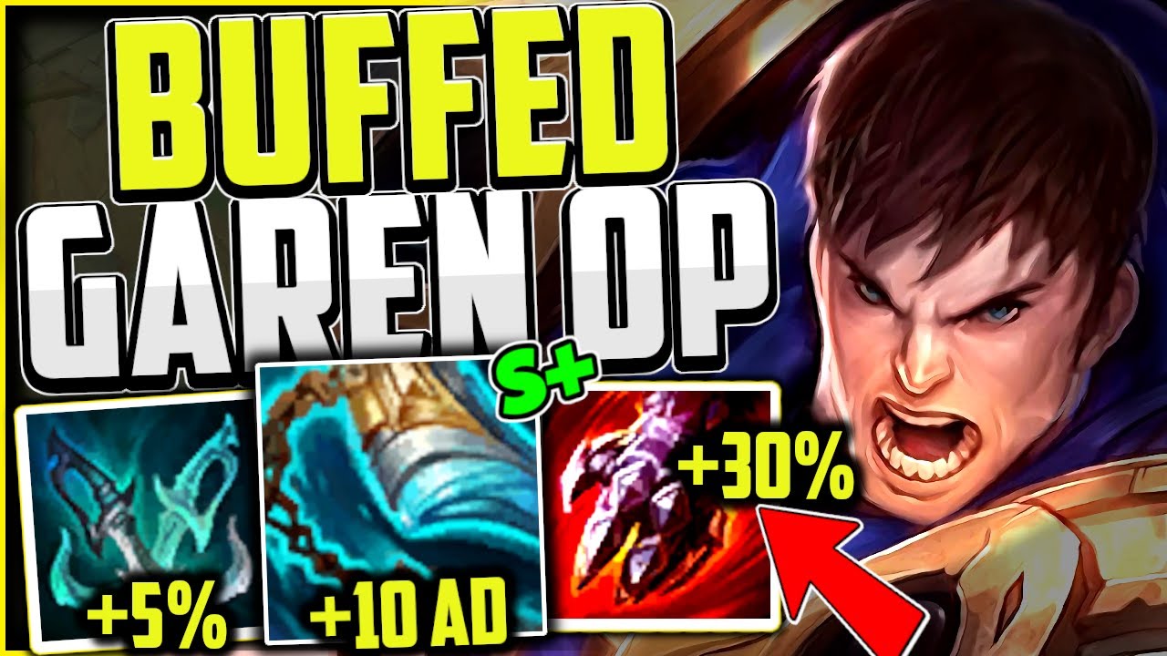 GAREN IS A 1v9 MACHINE NOW! (MOST DMG DEALT/TAKEN) - Garen Guide Season 13 League of Legends