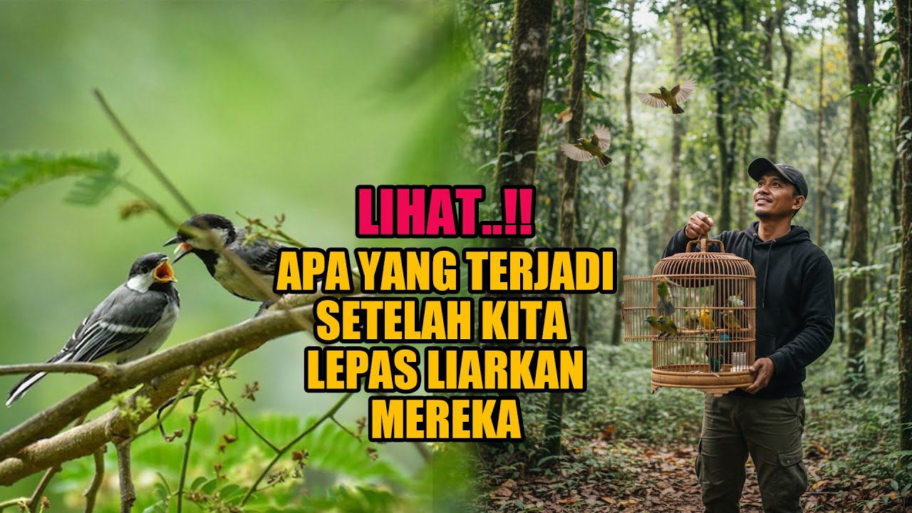 SETELAH KITA RILIS KE ALAM MEREKA KINI BERKEMBANG BIAK, GELATIK WINGKO HIDUP LIAR KEMBALI DISINI