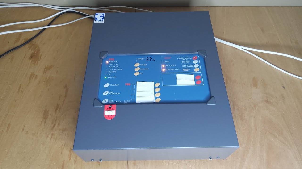 Tableau de signalisation type 2a Chubb UTC.PACK