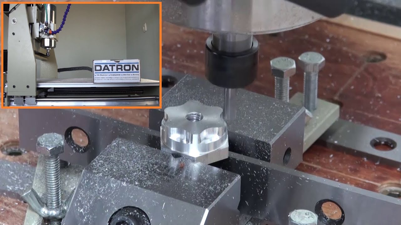 First test with Datron single flute end mills in aluminium PART 1 - CNC 6040 ROUTER-