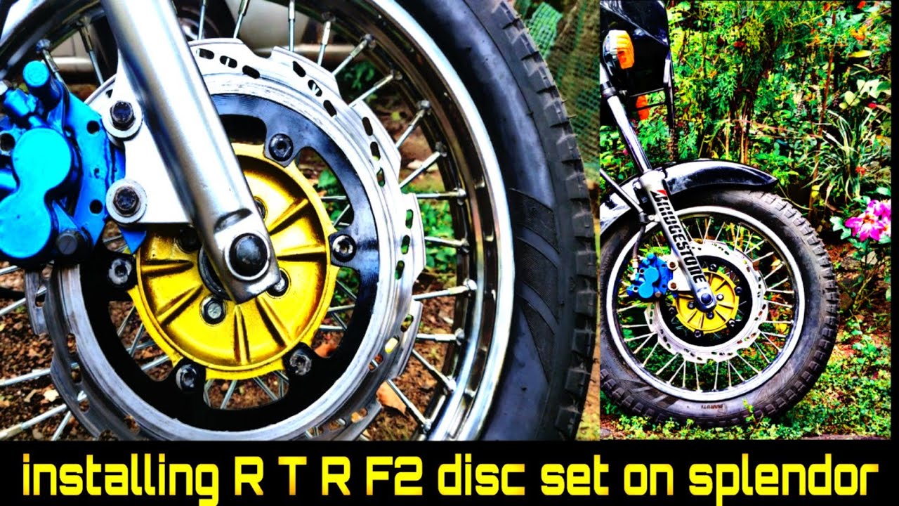 #splendor #installing_RTR__Discplate_on_Splendor|By using Feiro Hub|Rx_All_2Stroke_series|Malayalam|
