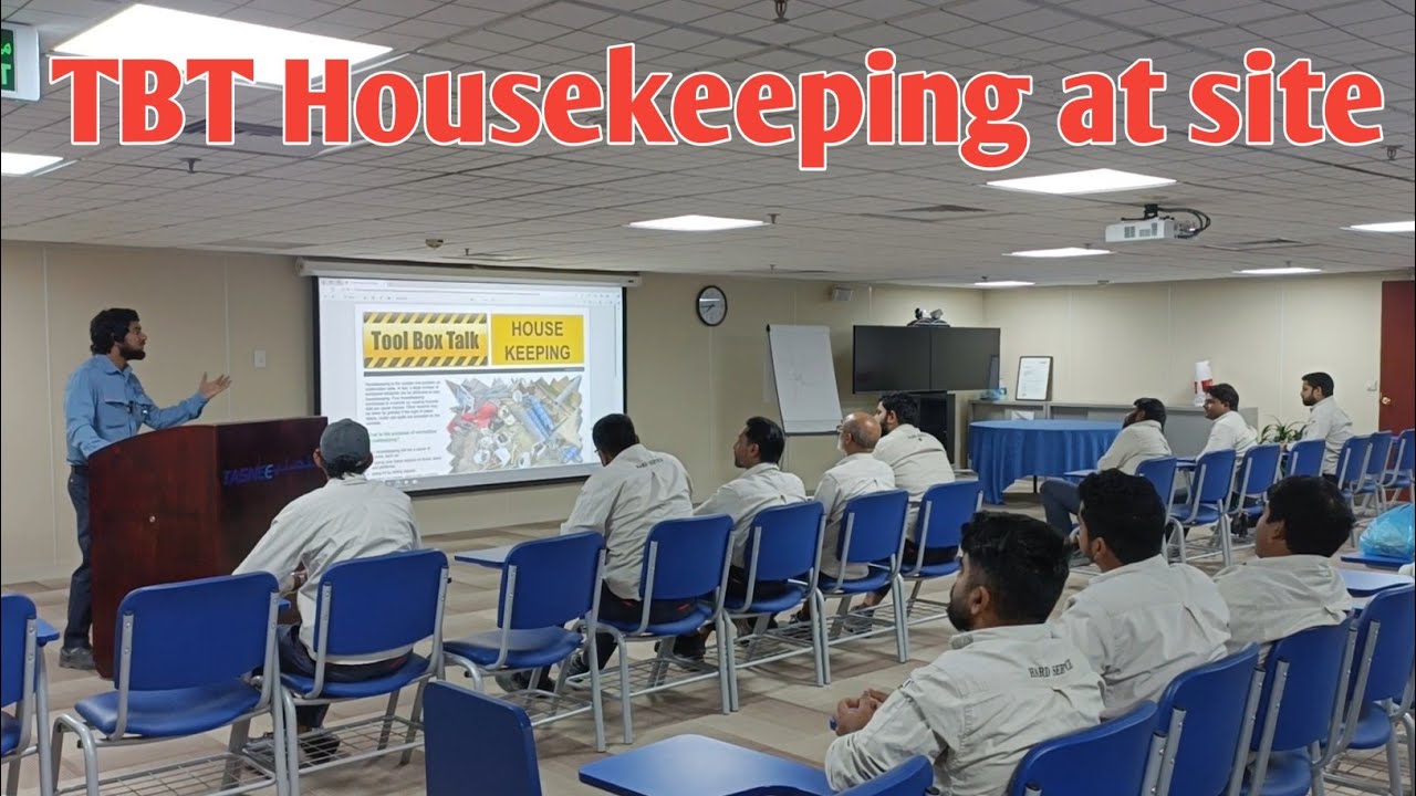Housekeeping awareness training ! safety training video ! Tool box talk