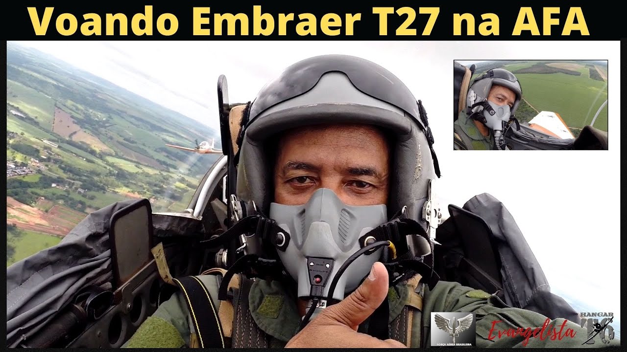 VOE COMIGO NO EMBRAER T27  TUCANO AFA - Pirassununga - SP