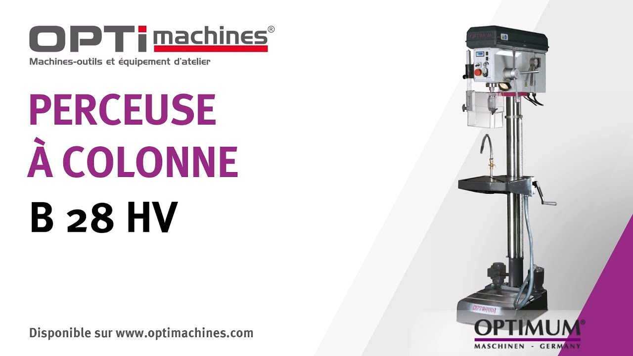 Perceuse à colonne OPTIMUM B 28 HV