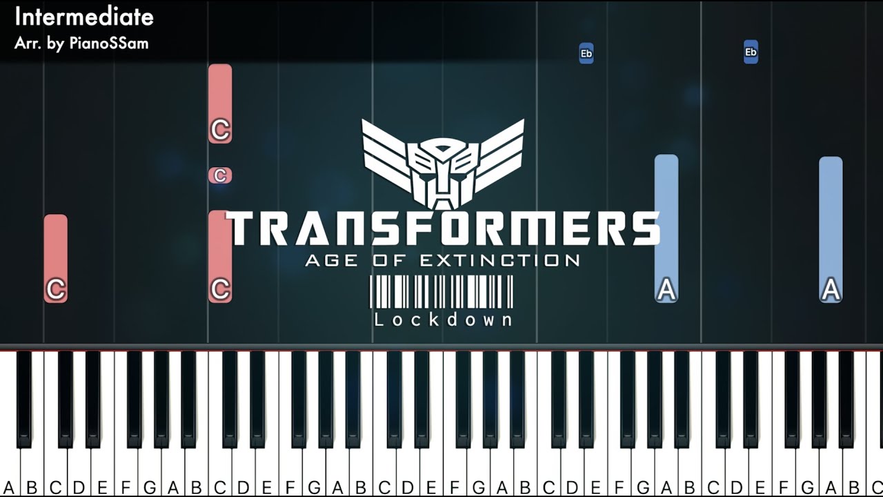 [Intermediate] Lockdown - Transformers_Age of Extinction | Piano Tutorial