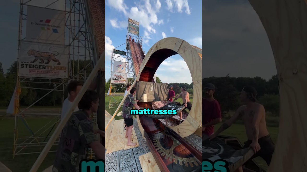 Would You Try This DIY Water Slide With A Loop?! 😮 - WorldBeAmazed