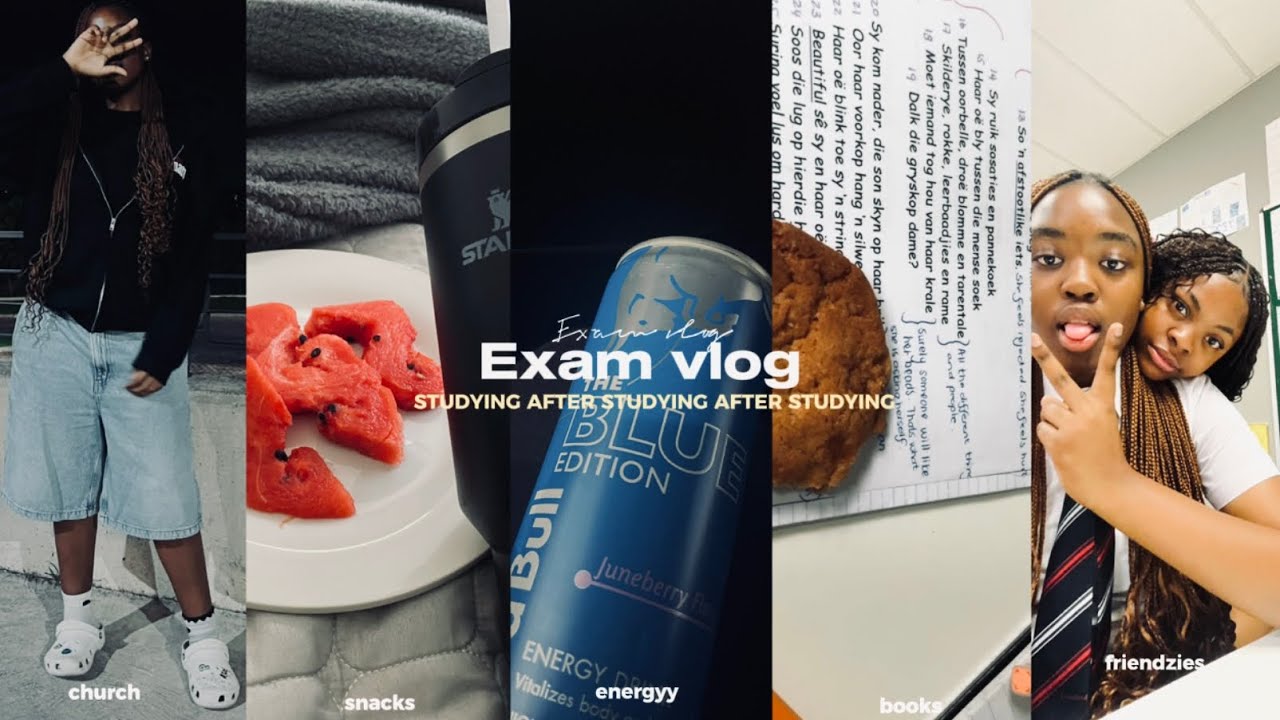 Exam vlog: studying after studying 