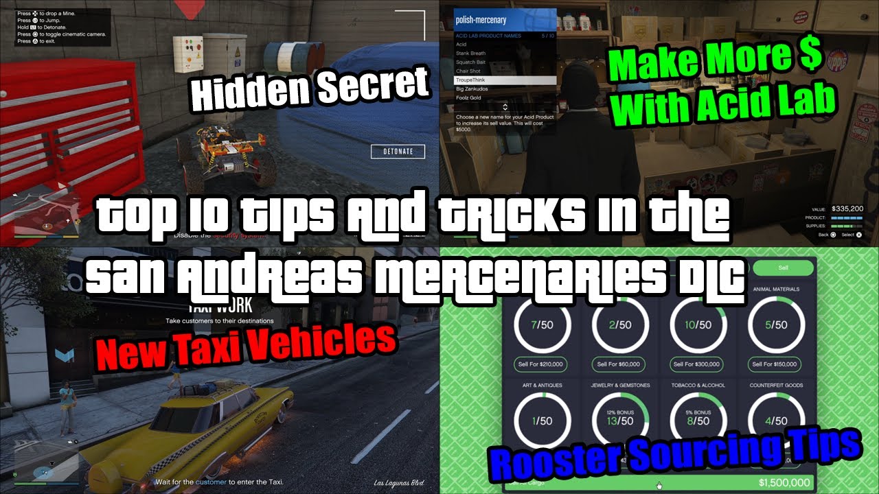 GTA Online San Andreas Mercenaries DLC Top 10 Tips And Tricks