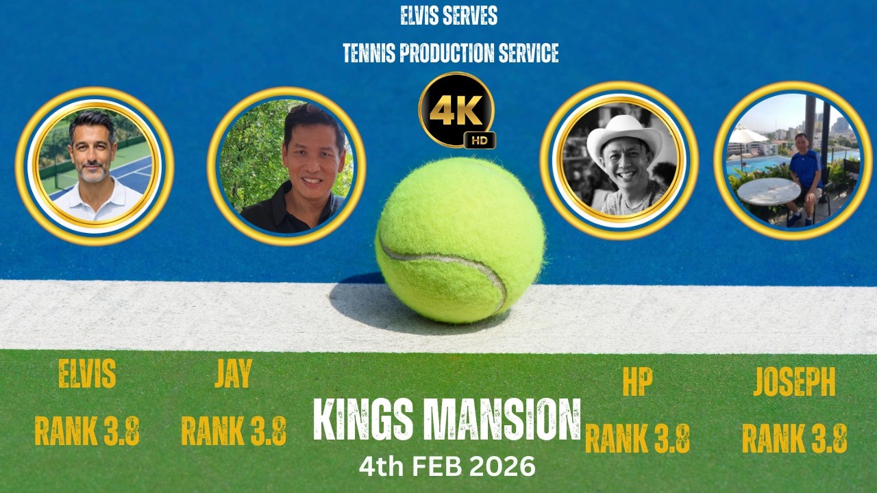 KINGS MANSION TENNIS UNCLES DOUBLES 4TH FEB 2026