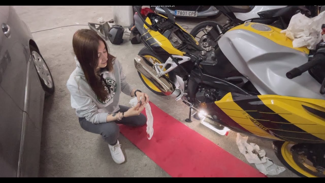 K1200S - Cambio de aceite del motor y filtros de aire y aceite