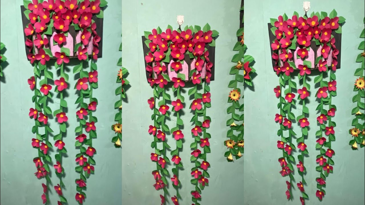 Blooming Window Vine Wall Hanging