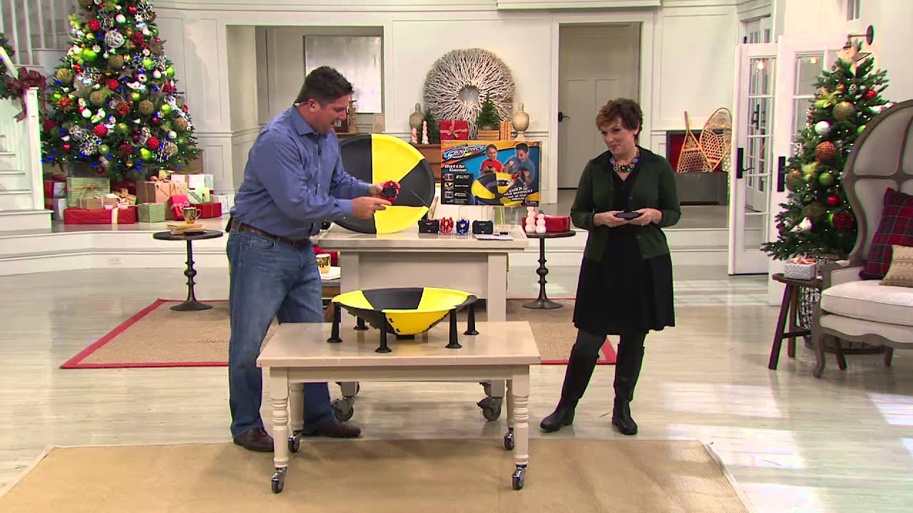 Radio Control Spin Force Battle Game with Arena & 2 Race Cars with Jane Treacy
