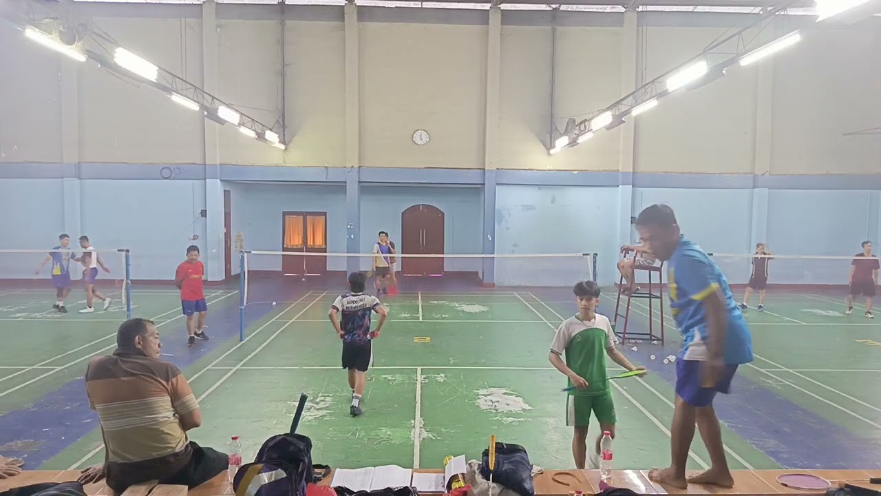 SPARING Sama mantan PELATNAS : Nando & Abi VS PELATNAS . Match ke 2