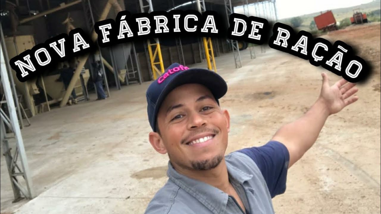 MOSTRANDO A FÁBRICA DE RAÇÃO.