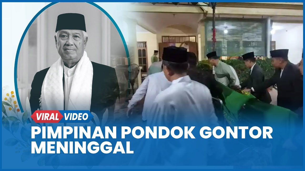Detik-detik Jenazah KH Zarkasyi Gontor Tiba di Rumah Duka Diwarnai Tangis Keluarga hingga Santri