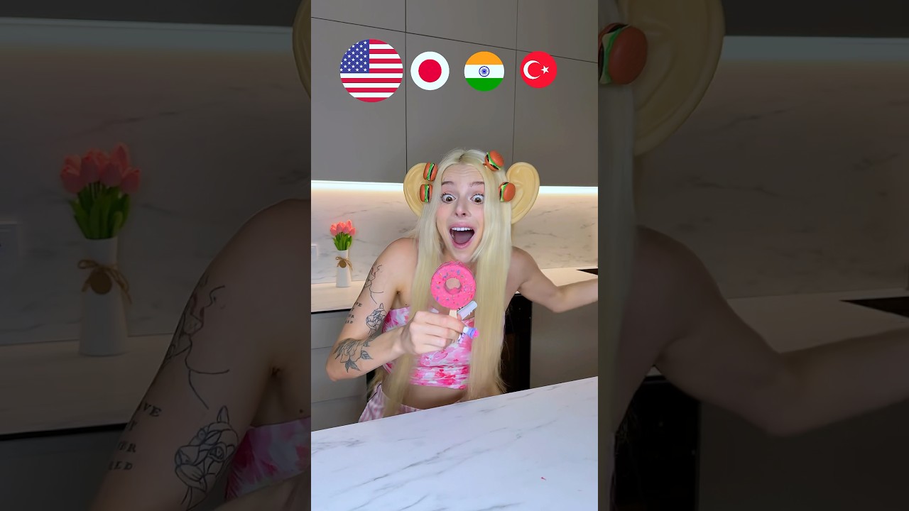 How do people eat ice cream in different countries?🇺🇸🇯🇵🇮🇳🇹🇷
