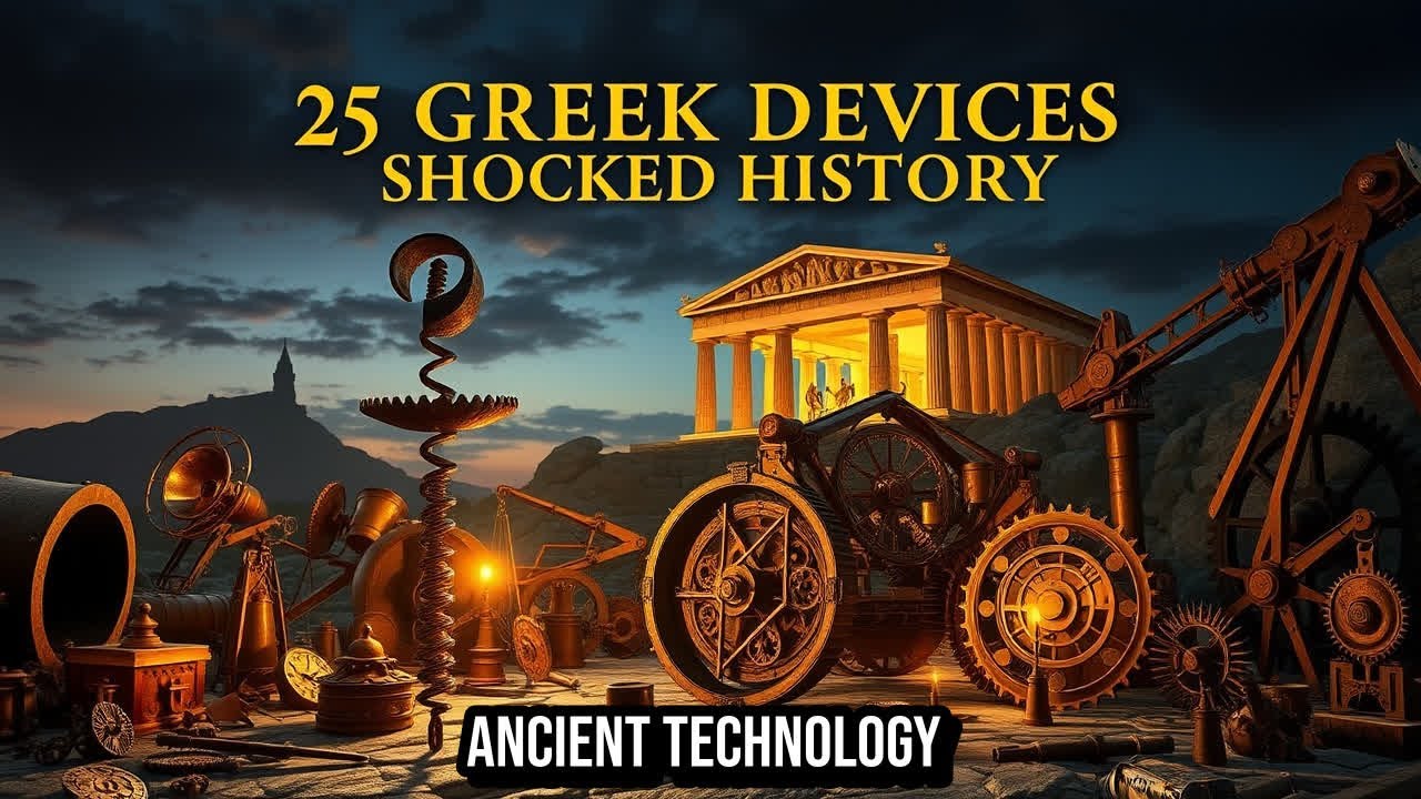 25 INGENIOUS Devices from Archimedes and Ancient Greek Inventors: Levers, Screws, War Machines Expla