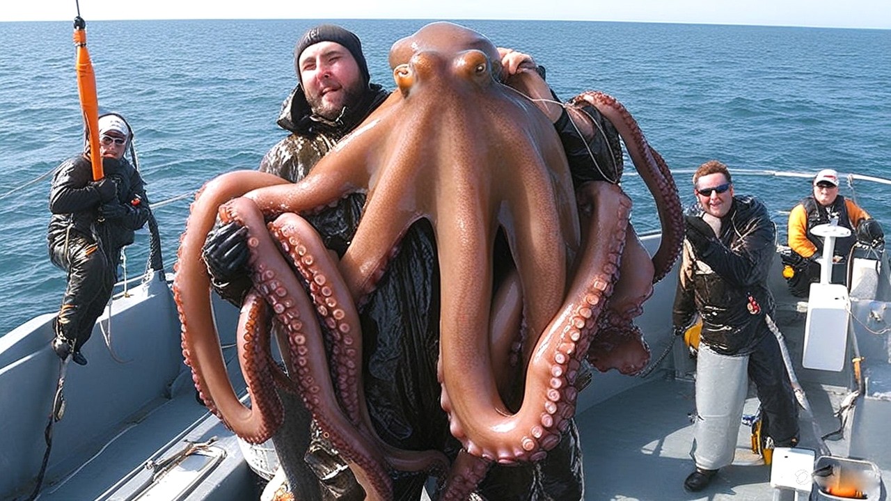 Giant Octopus - Unveiling Japan’s Traditional Catch Giant Octopus and Modern Processing Techniques