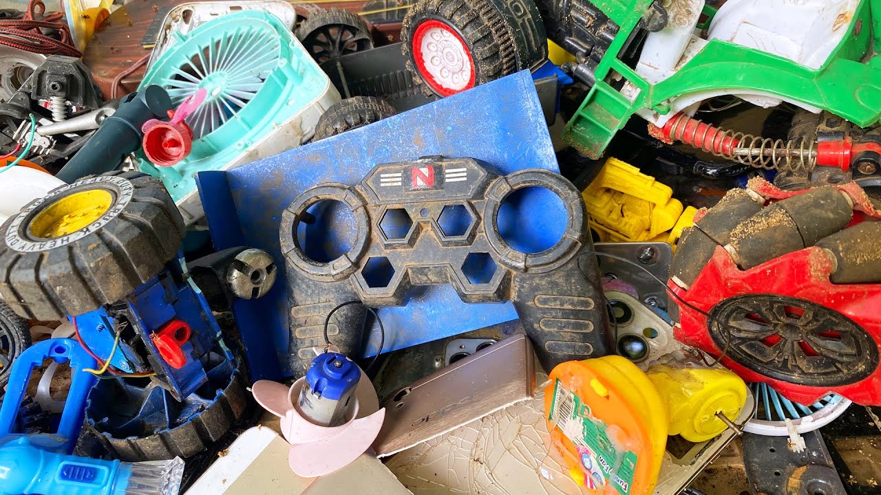 DIY From Junk Toys / Scrap idea Dc motor fan