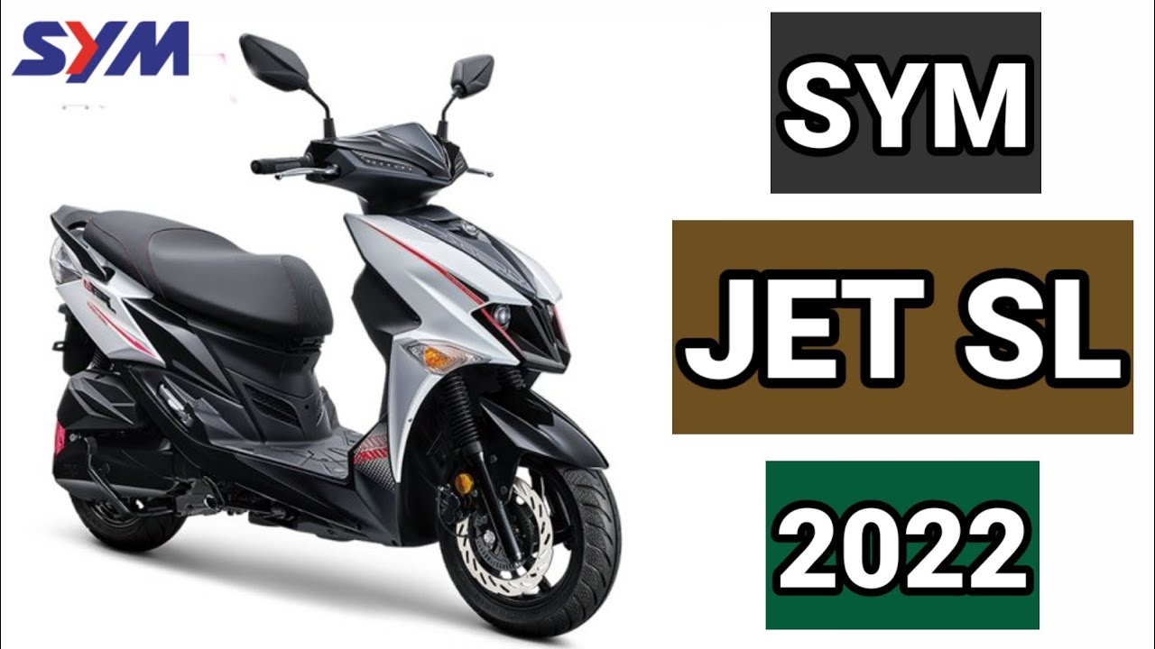 SYM JET SL 125 ABS 2022 TECHNICAL DESIGN AND COLORS