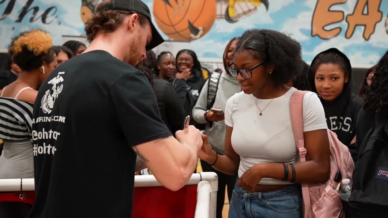 The No Hate BMX Tour stopped by Freedom High School