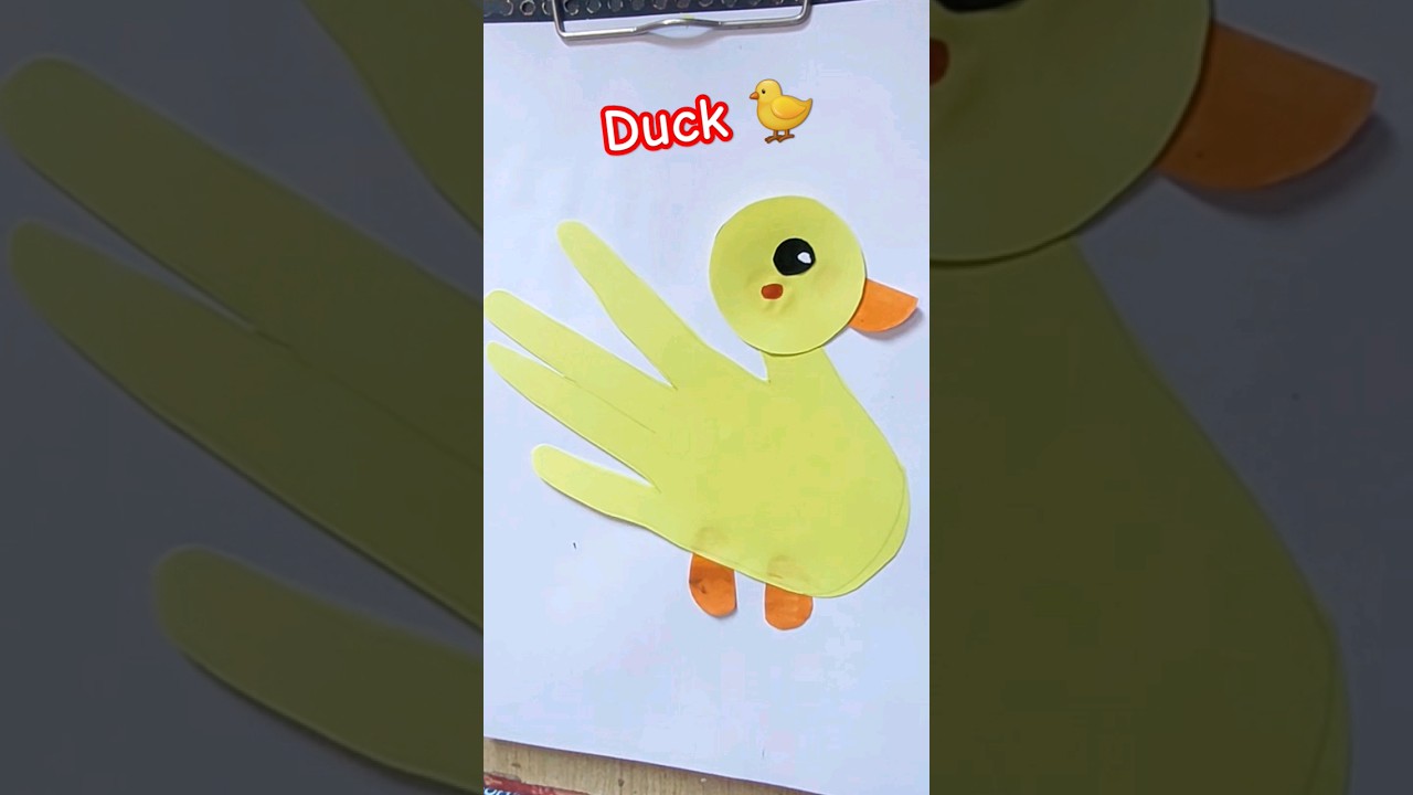 Make Duck ,Easy Duck for kids #duck  #viral #trending #top #shorts #drawing #clay #draw #kidsvideo