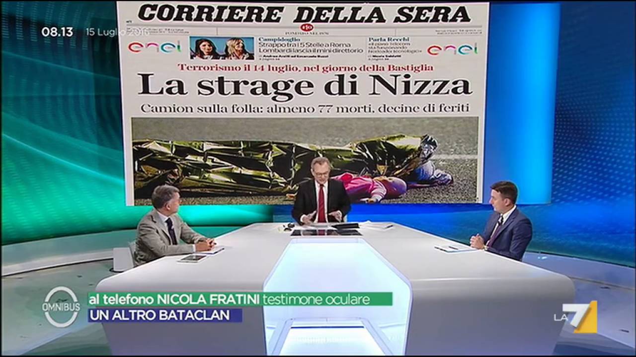 Attentato a Nizza, la testimonianza