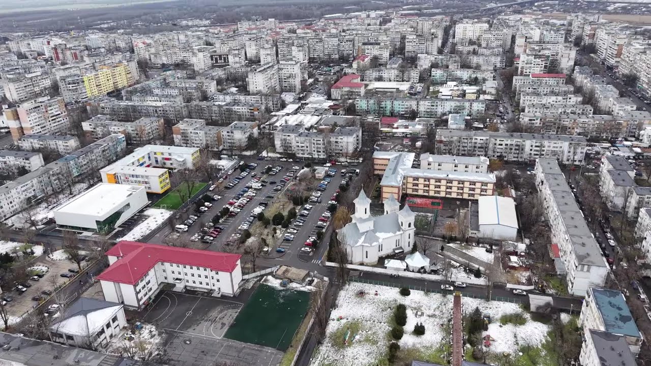 Cartierul #Micro19 din #Galați, survolat cu drona #DJI