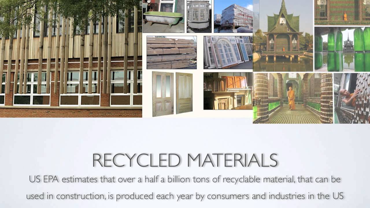 Sustainable Building Materials - Segment 3a