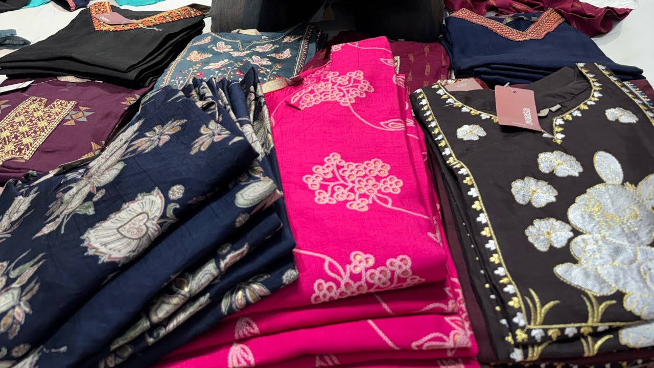 Rs.160/- Avaasa Kurtis🔥Chickpet Bangalore Wholesale Branded Kurtis & Nighties Delivery Available👇