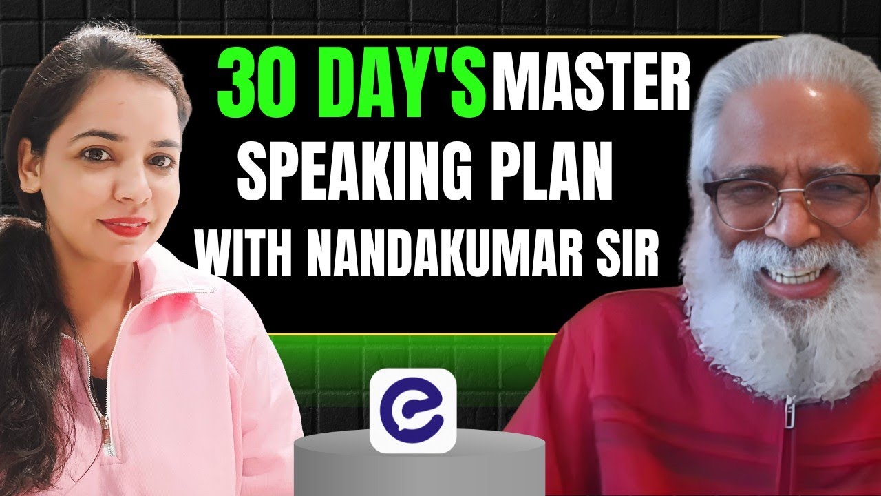 English Speaking practice with Nandakumar gopalan sir | Fluent english @EnglishYaari : English For Professionals