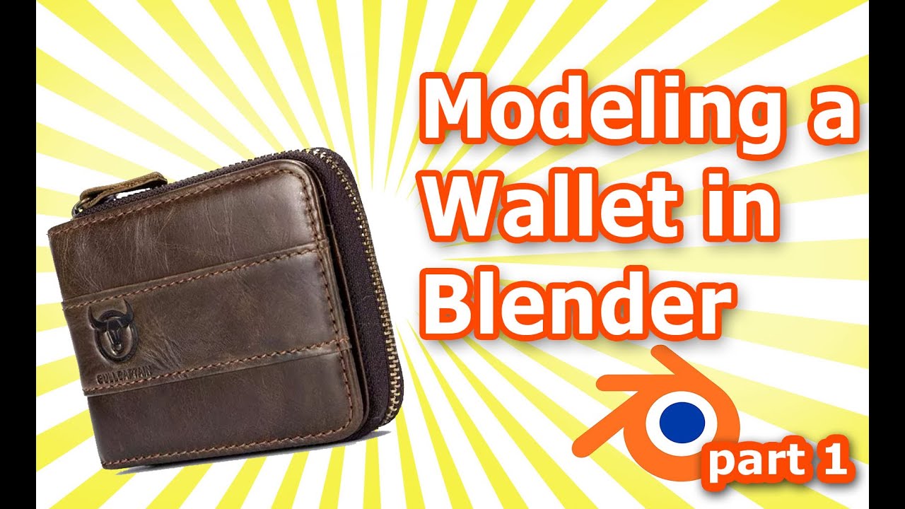 speed modeling a wallet in blender 2.8 part 1