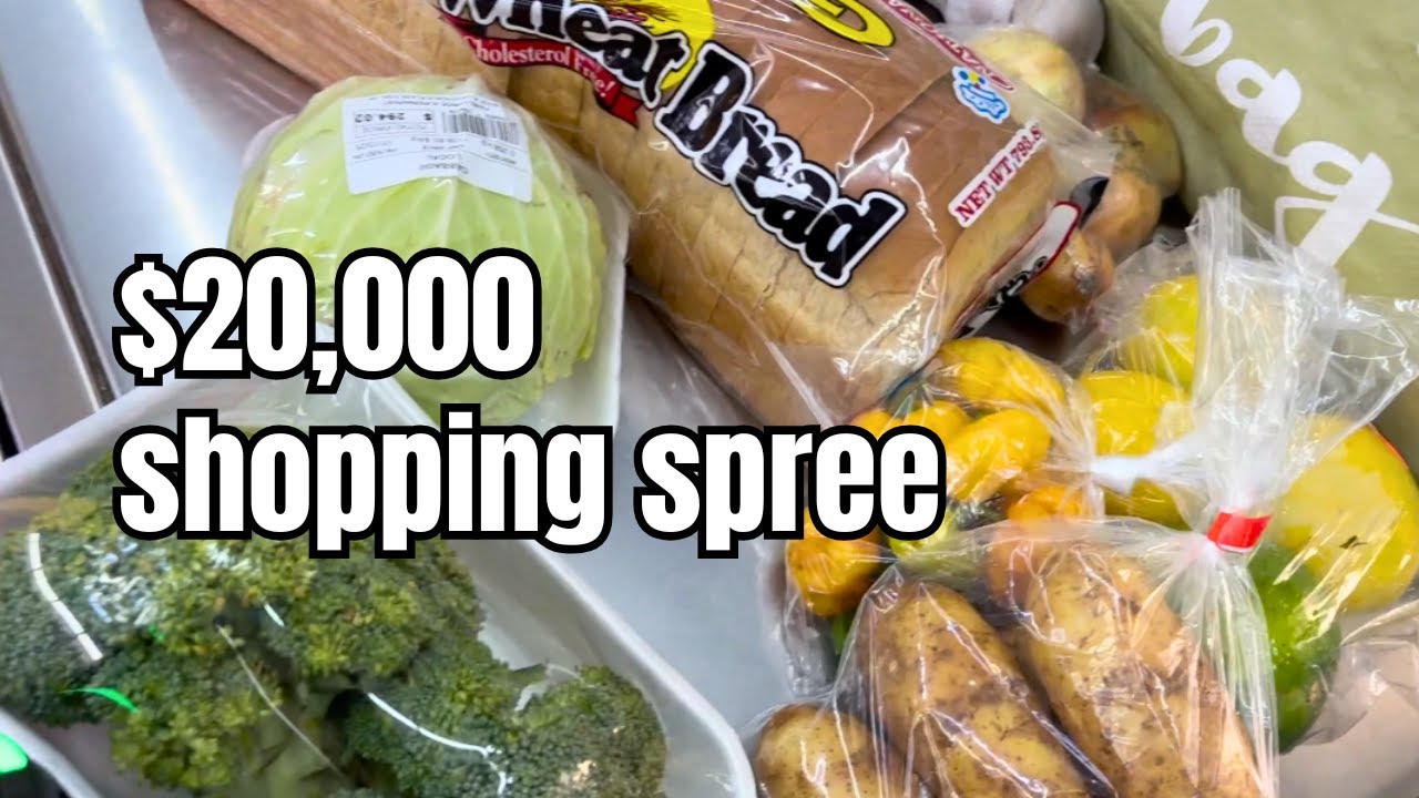 Можно ли купить продукты на неделю за 20 000 долларов? Проведите субботу со мной (с Sedeta)