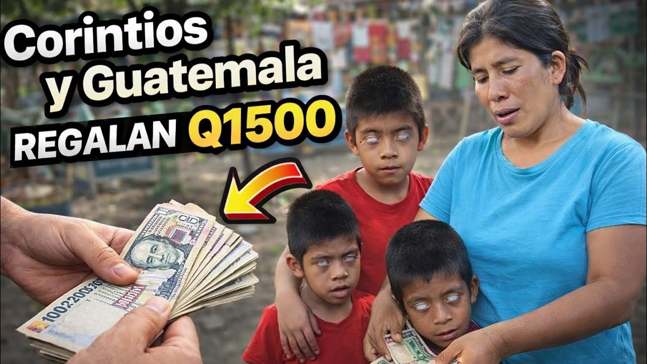 regalando Q1,500 a niños ciegos en Guatemala! 🎁