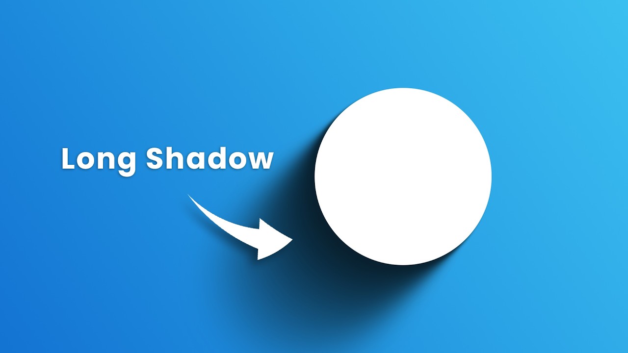 How to Make Long Shadow in Photoshop Tutorial