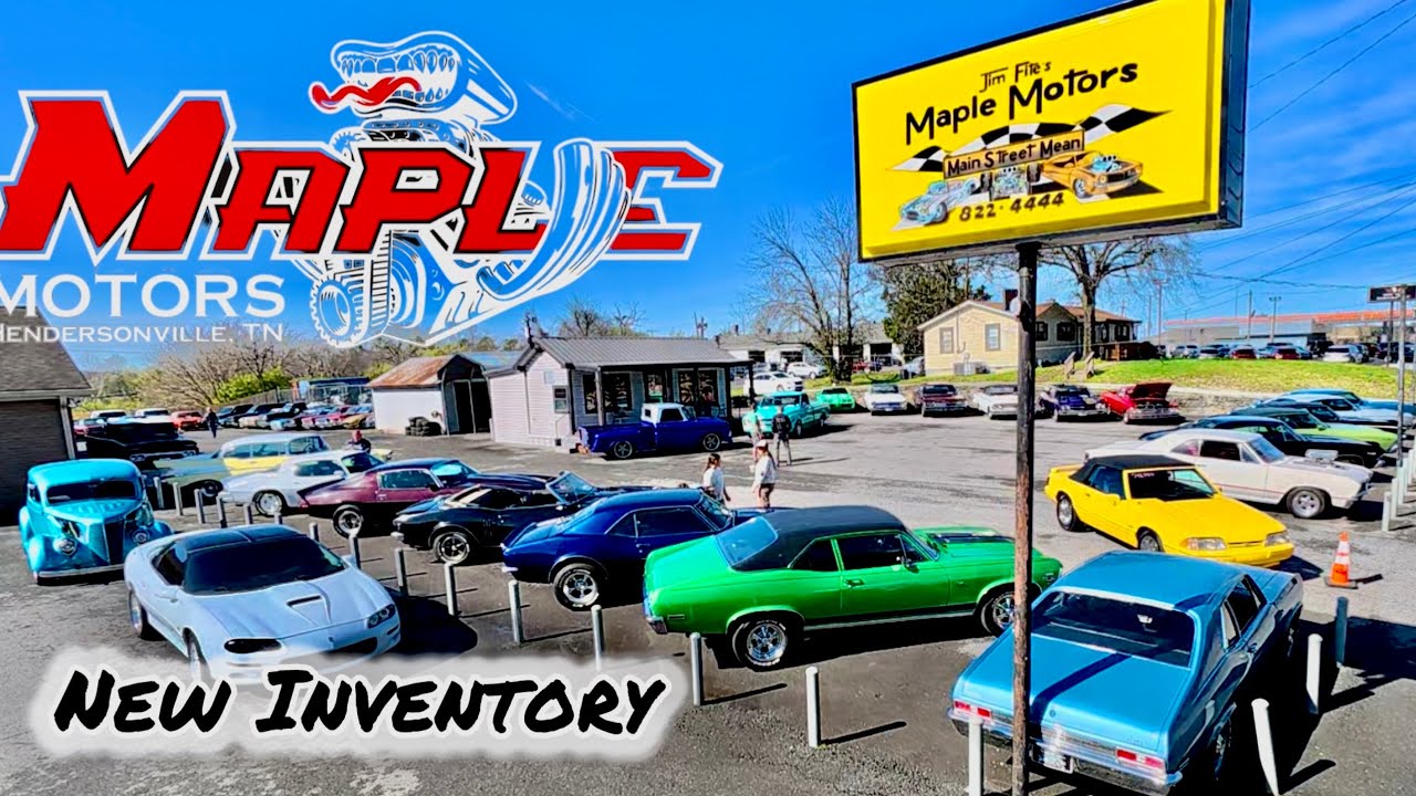 American Muscle Cars Maple Motors 3/24/25 Update Classic Hotrods For Sale Deals Oldschool Rides USA