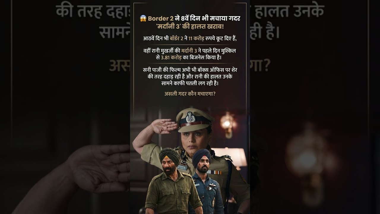 Shocking Gap Between Border 2 and Mardaani 3 Earnings