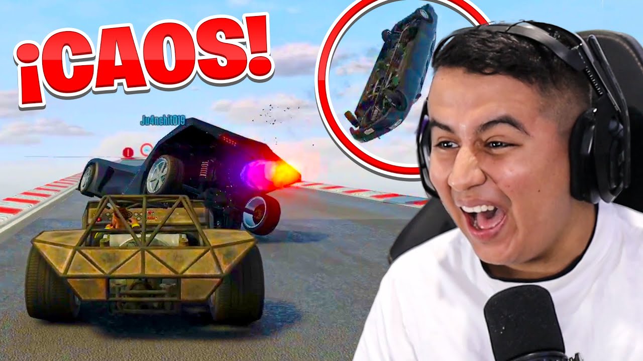 ¡EL DÍA MÁS CAOTICO EN GTA V ONLINE CON AMIGOS!