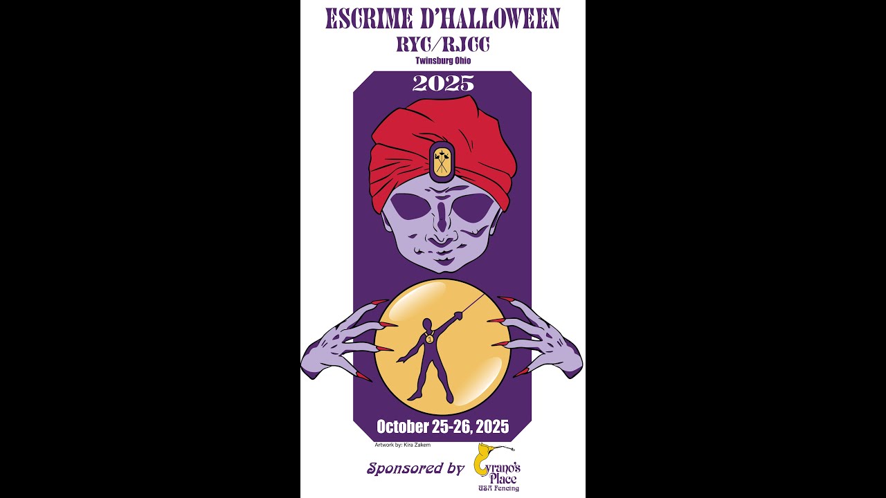 2025 Escrime d'Halloween Gold Medal Bout:  12 Womens Epee