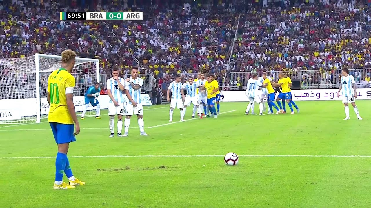 Neymar Jr vs Argentina (Neutral) 2018-19 | 4K UHD