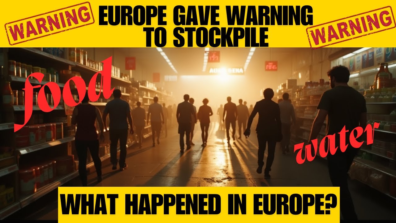 EU  Gave WARNING to Stockpile Food for 72 Hours. Why? What Happened?