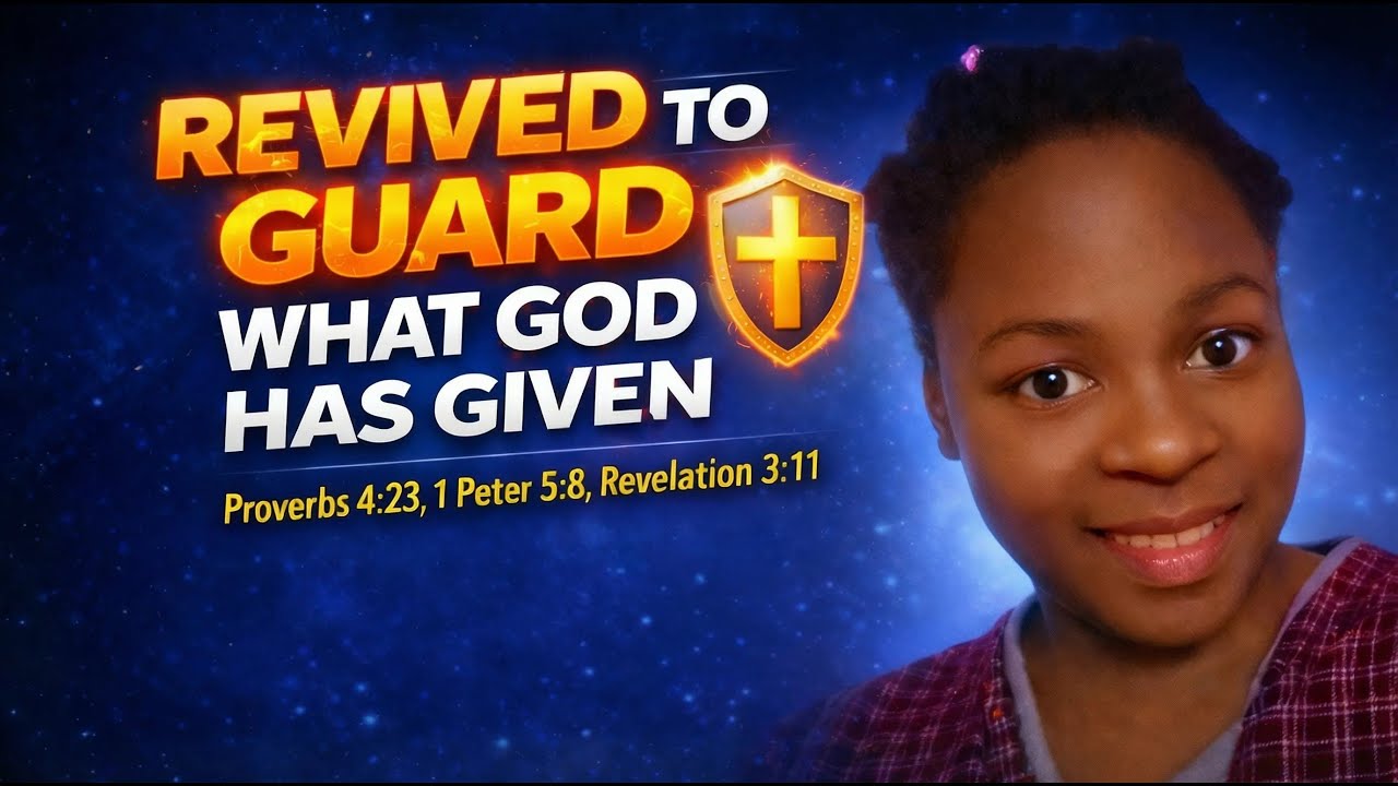 EVIVED TO GUARD WHAT GOD HAS GIVEN  📖Proverbs 4:23  📖1 Peter 5:8  📖Revelation 3:11