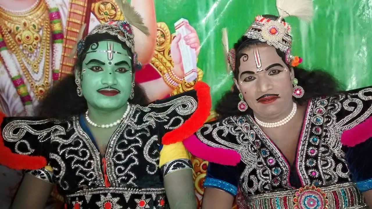 எலச்சிபாளையம் தங்கவேல் வாத்தியார் அவர்கள் அர்ஜுனன் வேடம்  பப்பரவாகனன் சண்டை 