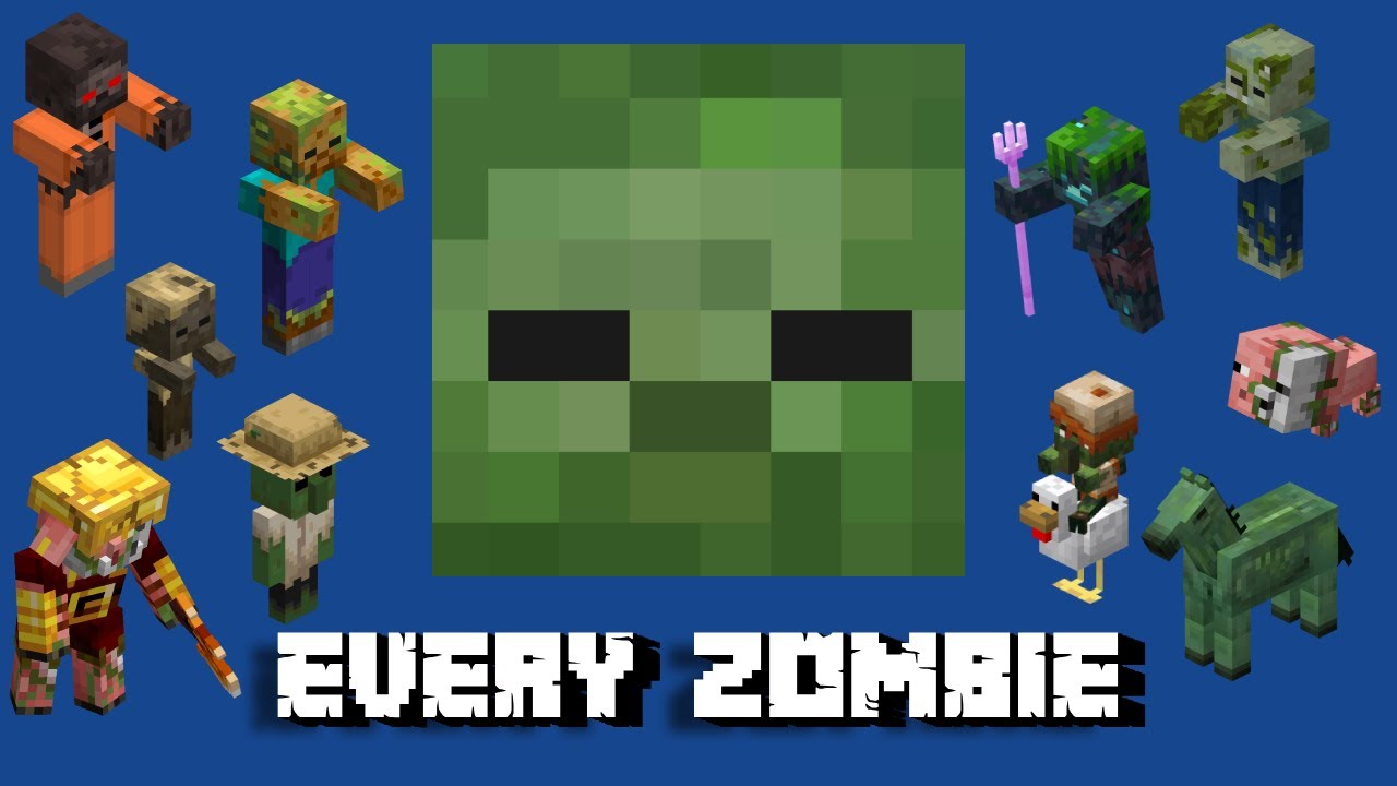 Every Minecraft Zombie Ever