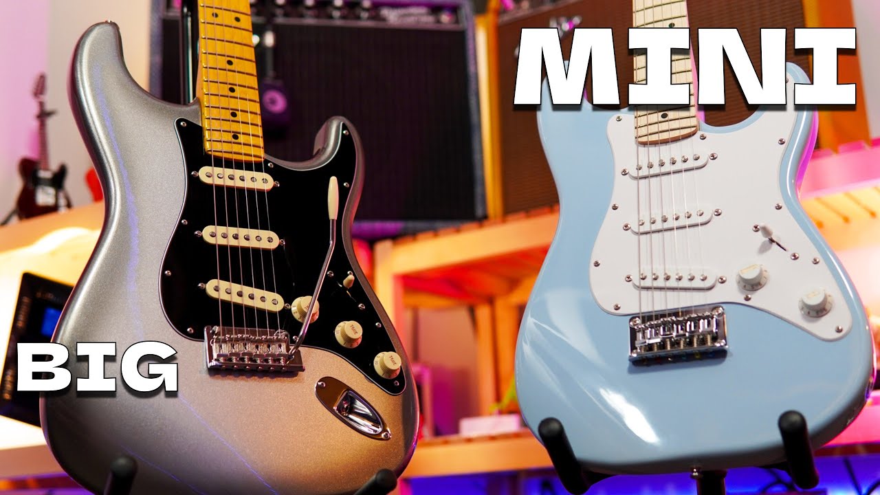 Does SIZE Matter? Squier mini Strat VS Fender Strat