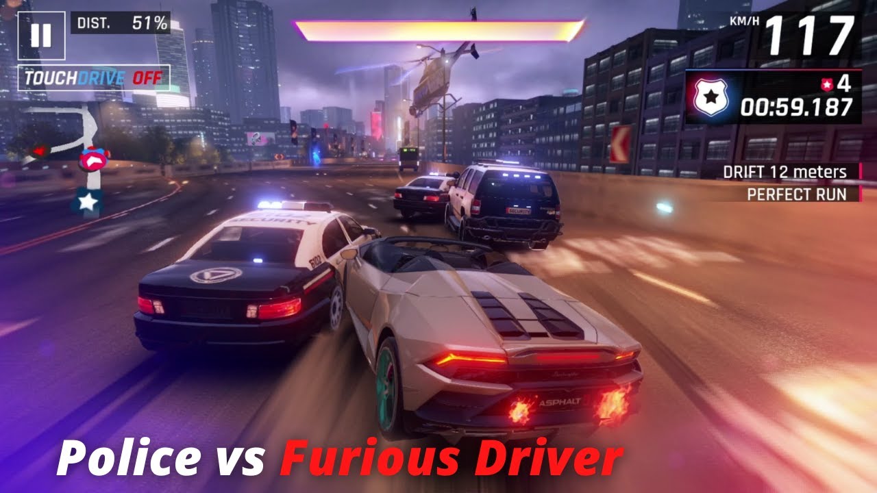 Asphalt 9 Police Escape