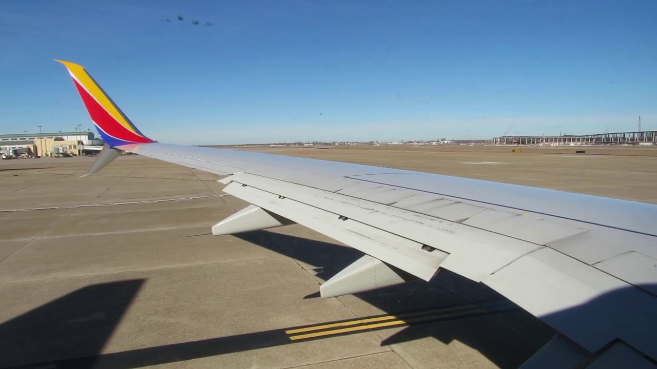 Southwest 737-800 Takeoff from New Orleans